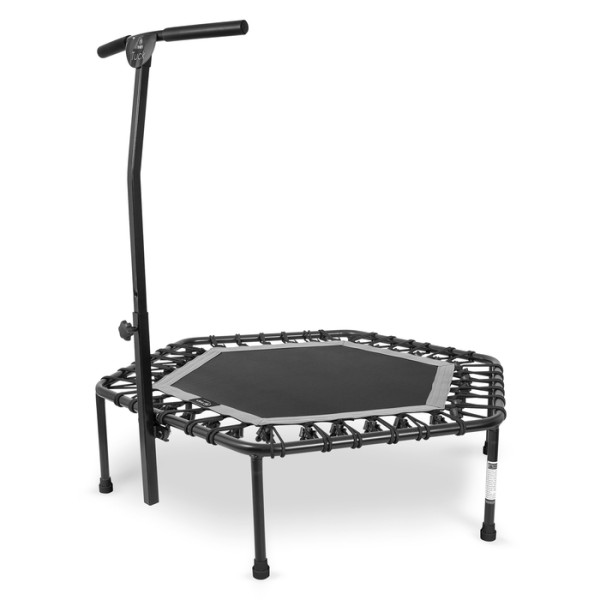 Εξάγωνο Τραμπολίνο με Λαβή Στήριξης Tuck Γκρι (70265)